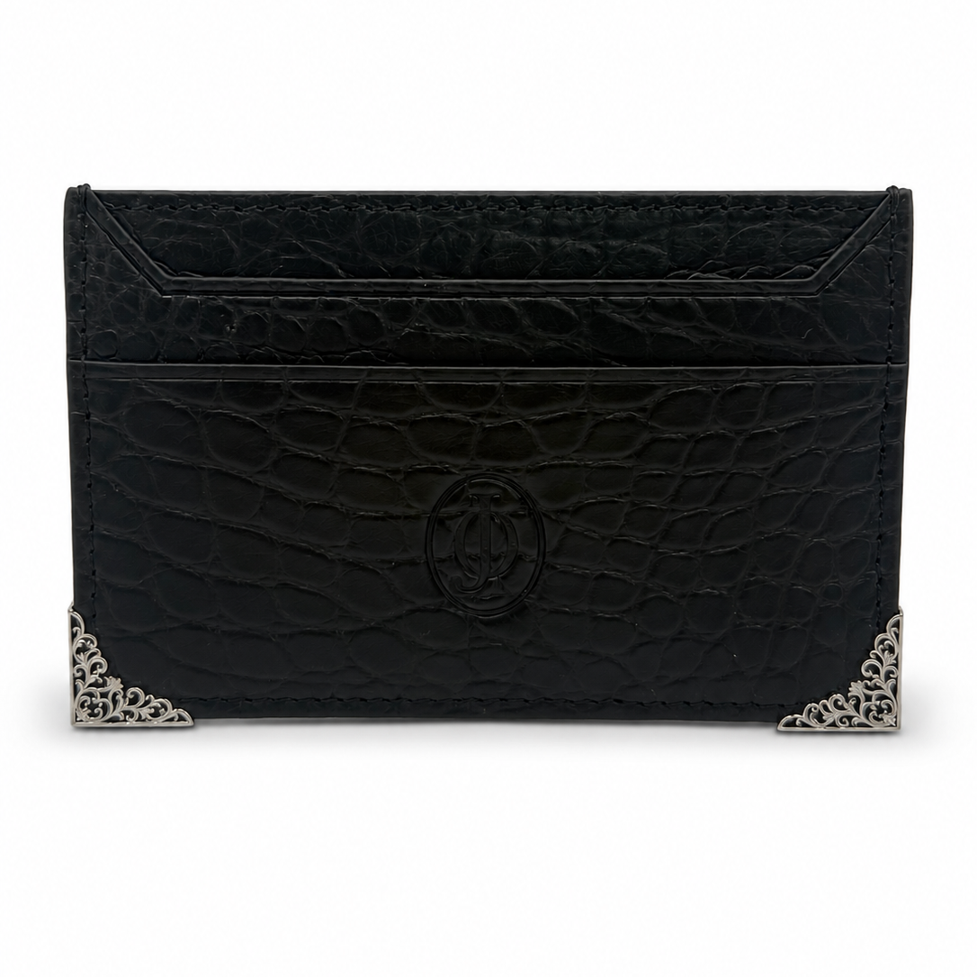 Black Croco Cardholder