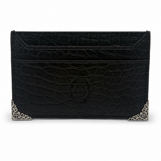 Black Croco Cardholder
