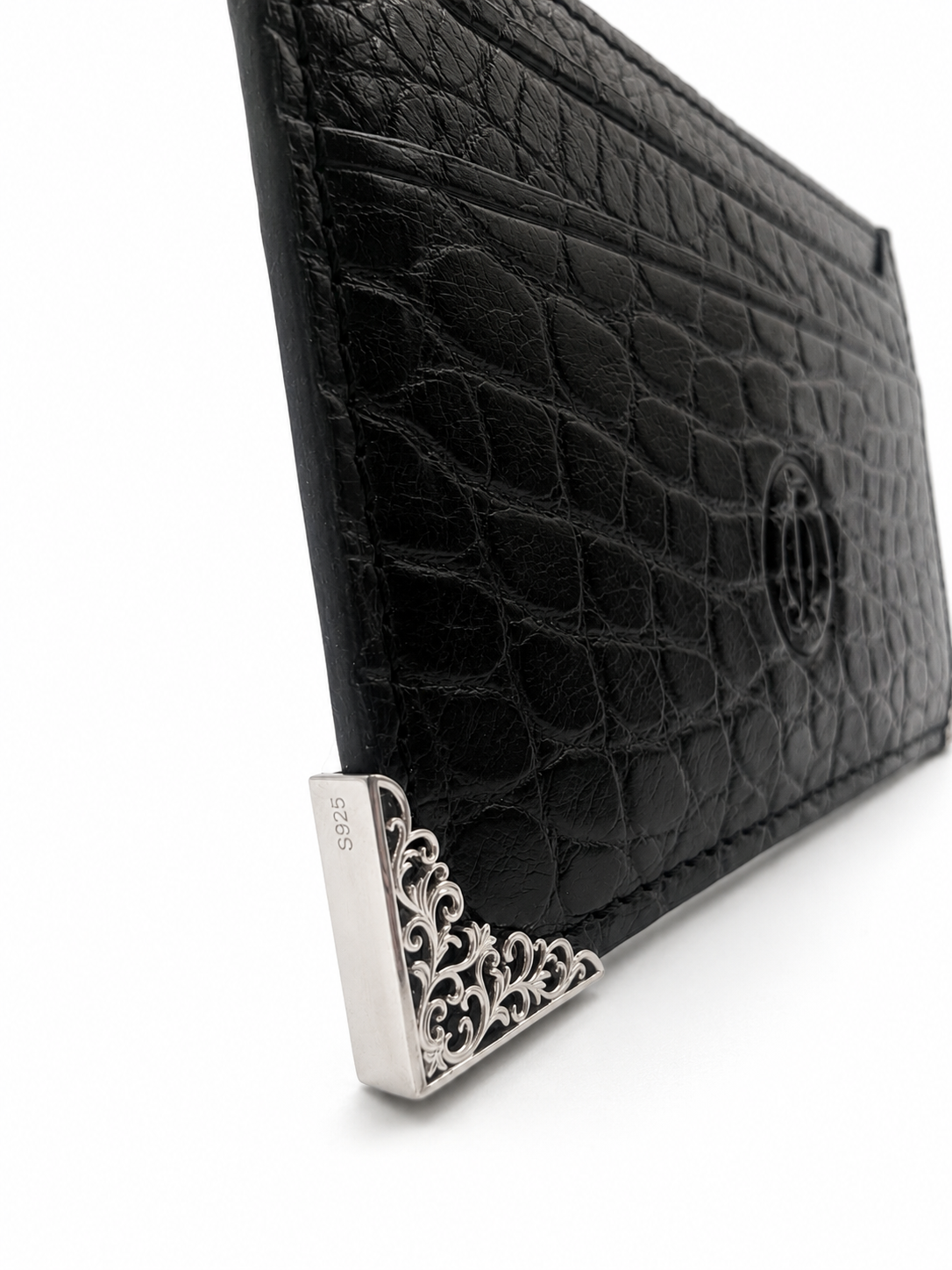 Black Croco Cardholder