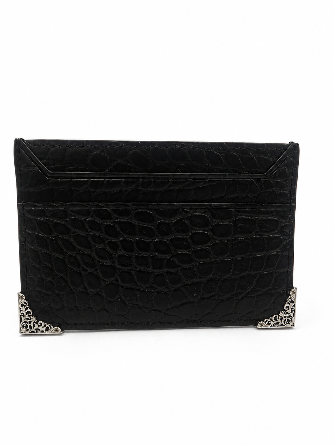 Black Croco Cardholder