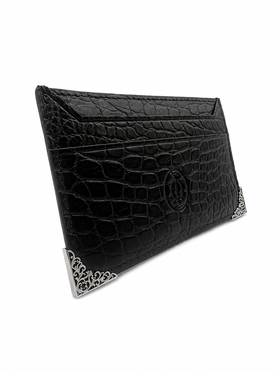 Black Croco Cardholder